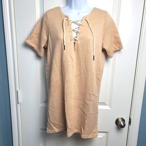 KITTENISH Lace Up Dress 